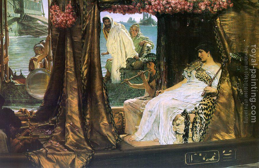 Sir Lawrence Alma-Tadema : Antony and Cleopatra